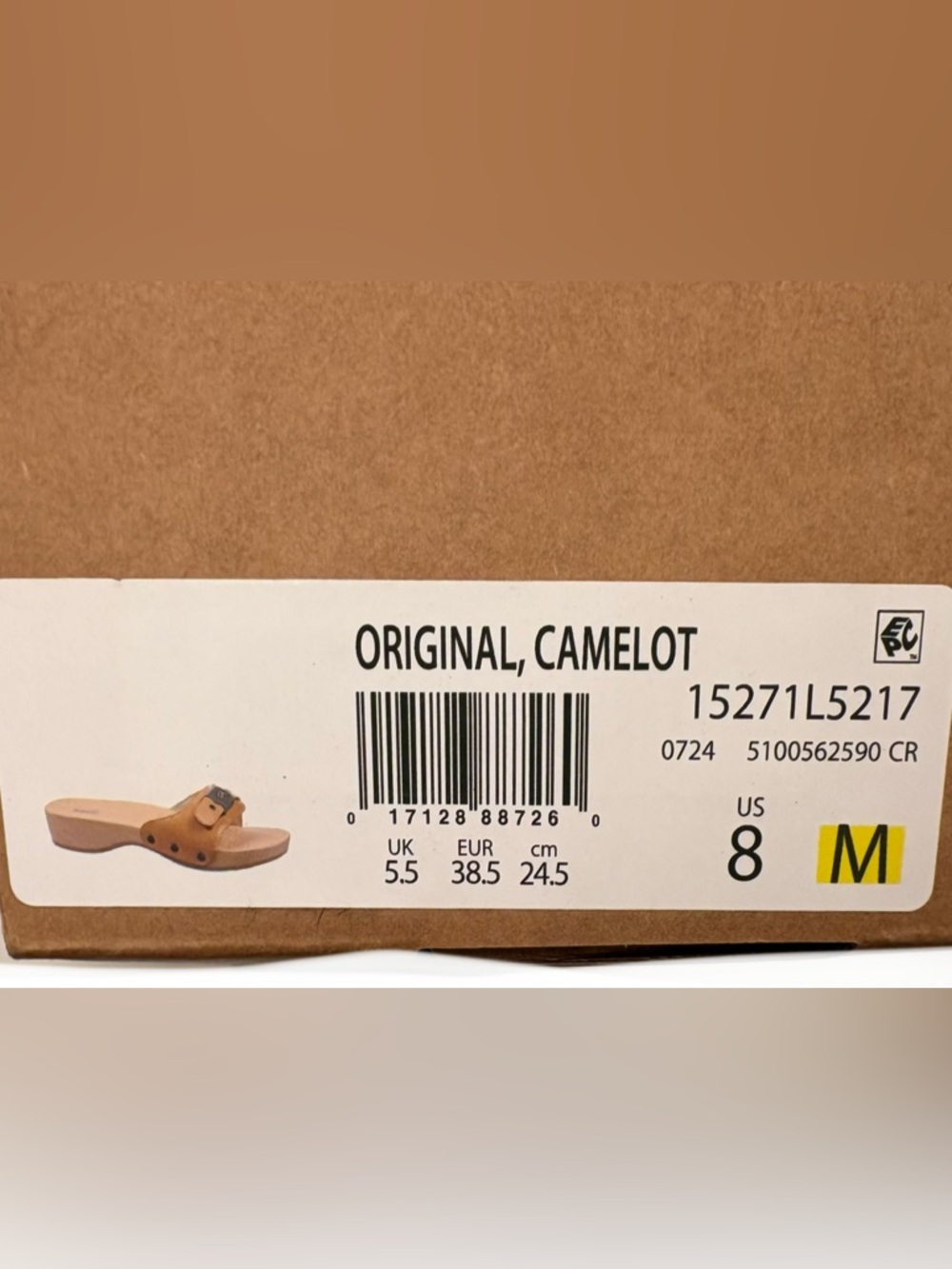 Classic Dr. Scholl's Original Women’s Sandal Camelot Leather brand new in box - Picture 11 of 12